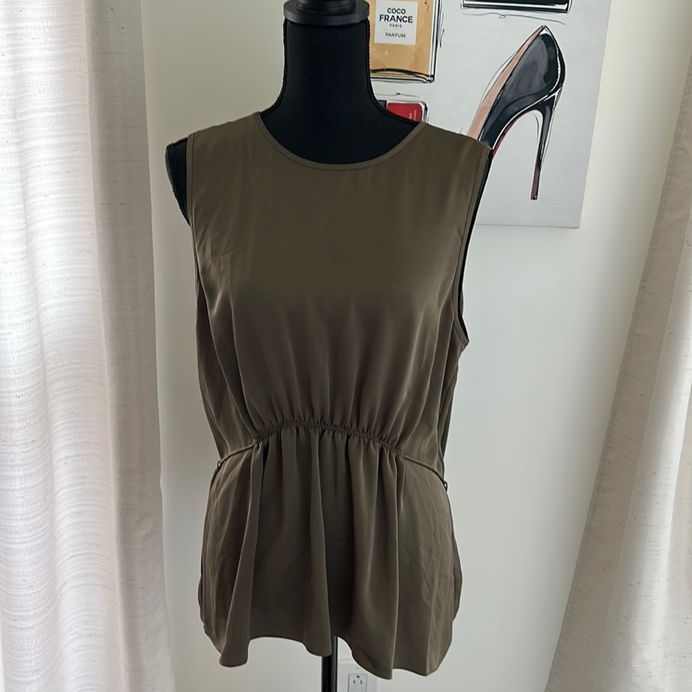 Aritzia blouse, size large, satin material